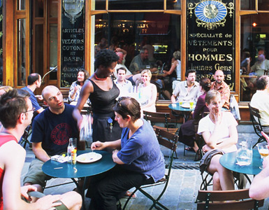 Terrasse - die Modevierteln