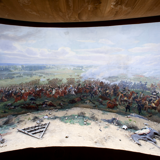 Panorama at the Battle of Waterloo battlefield