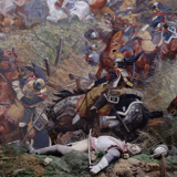 Panorama at the Battle of Waterloo battlefield