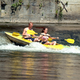 Yellow Libert Kayaks - Kayak Down the River Lesse
