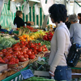 <strong> ></strong> Market for food and various products, Chaussée d'Anvers, Brussels