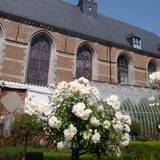 CLOISTER GARDEN OF THE HOPITAL NOTRE-DAME A LA ROSE