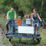 The Molignée Rail Bikes (Velorail)