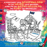 St Nicolas comes by boat with Brussels By Water