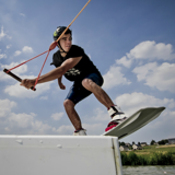 The Spin Cablepark: Waterskiing at the Eau d'Heure Lakes