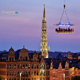 <strong>01/06/2016>05/06/2016 ></strong> Dinner in the Sky in Brussels!