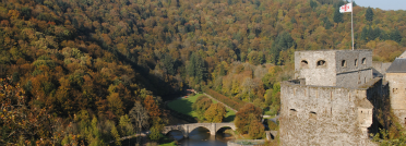 Fortified Castle of Bouillon and its Bird of Prey Spectacle