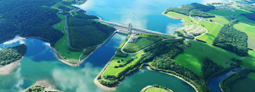 The Eau d'Heures Lakes, the Largest Lakes in Belgium