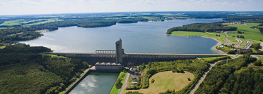 The Eau d'heure lakes - La Plate Taille Visitors' Centre